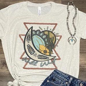 WILD WEST Handmade Graphic Tee